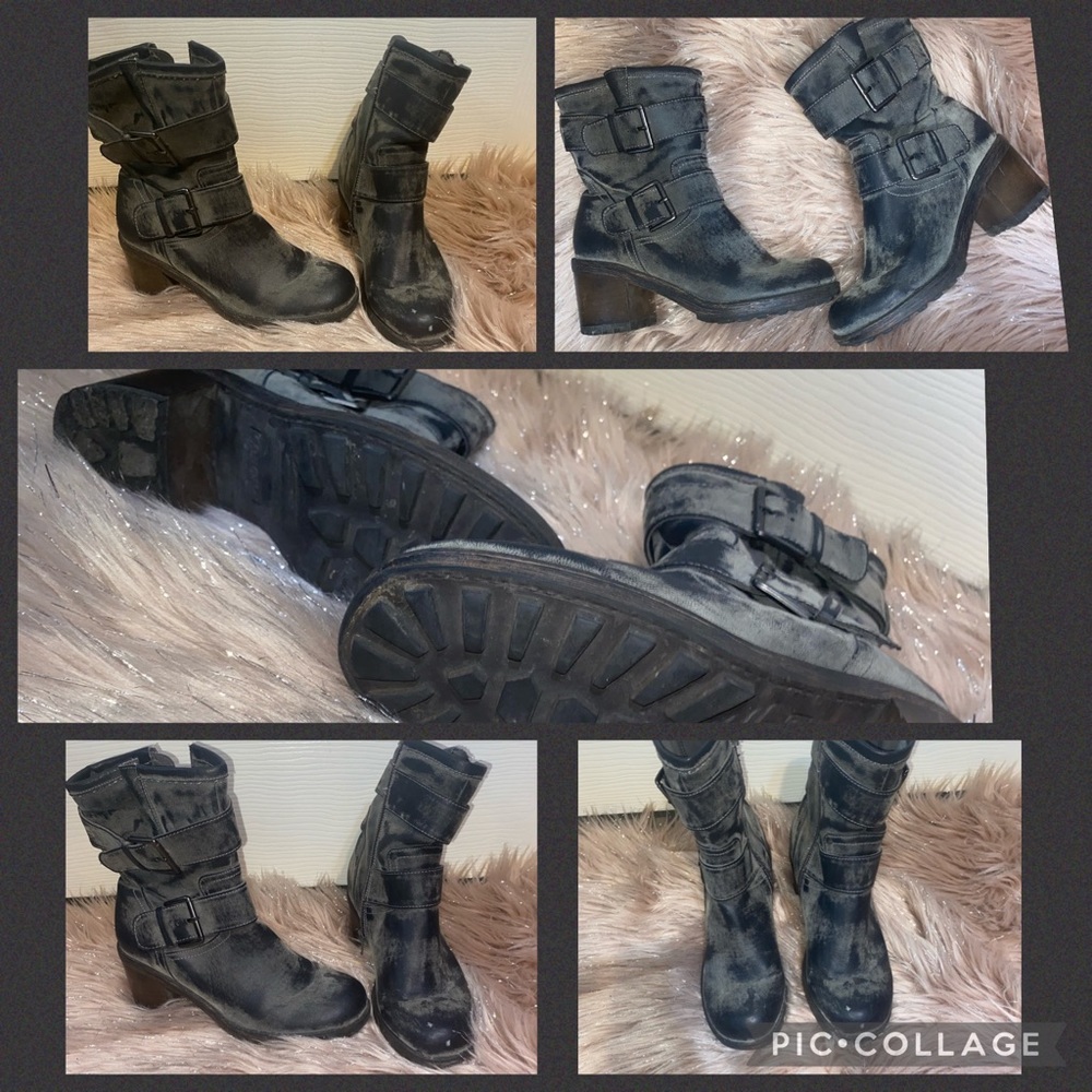 Womens size 7 Sonoma Lifestyles heeled ankle booties